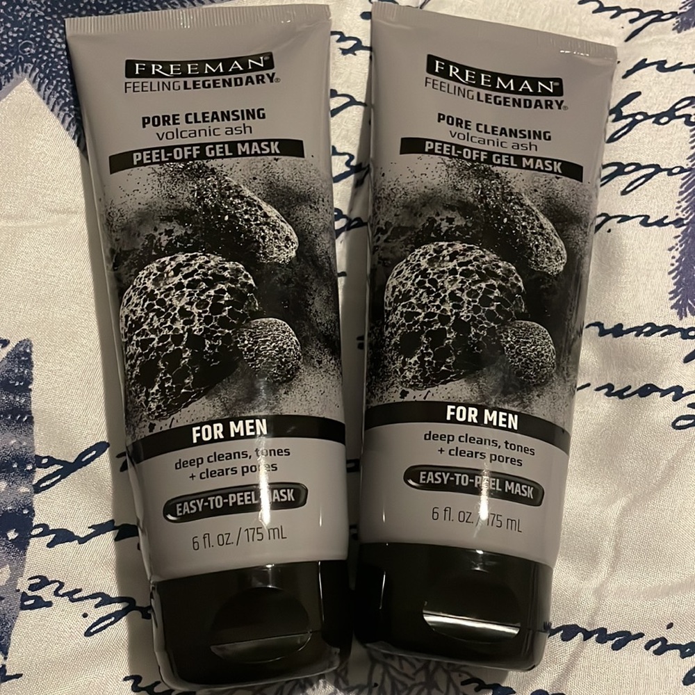 2 Freeman Feeling legendary pore cleansing volcanic ash Mask for men